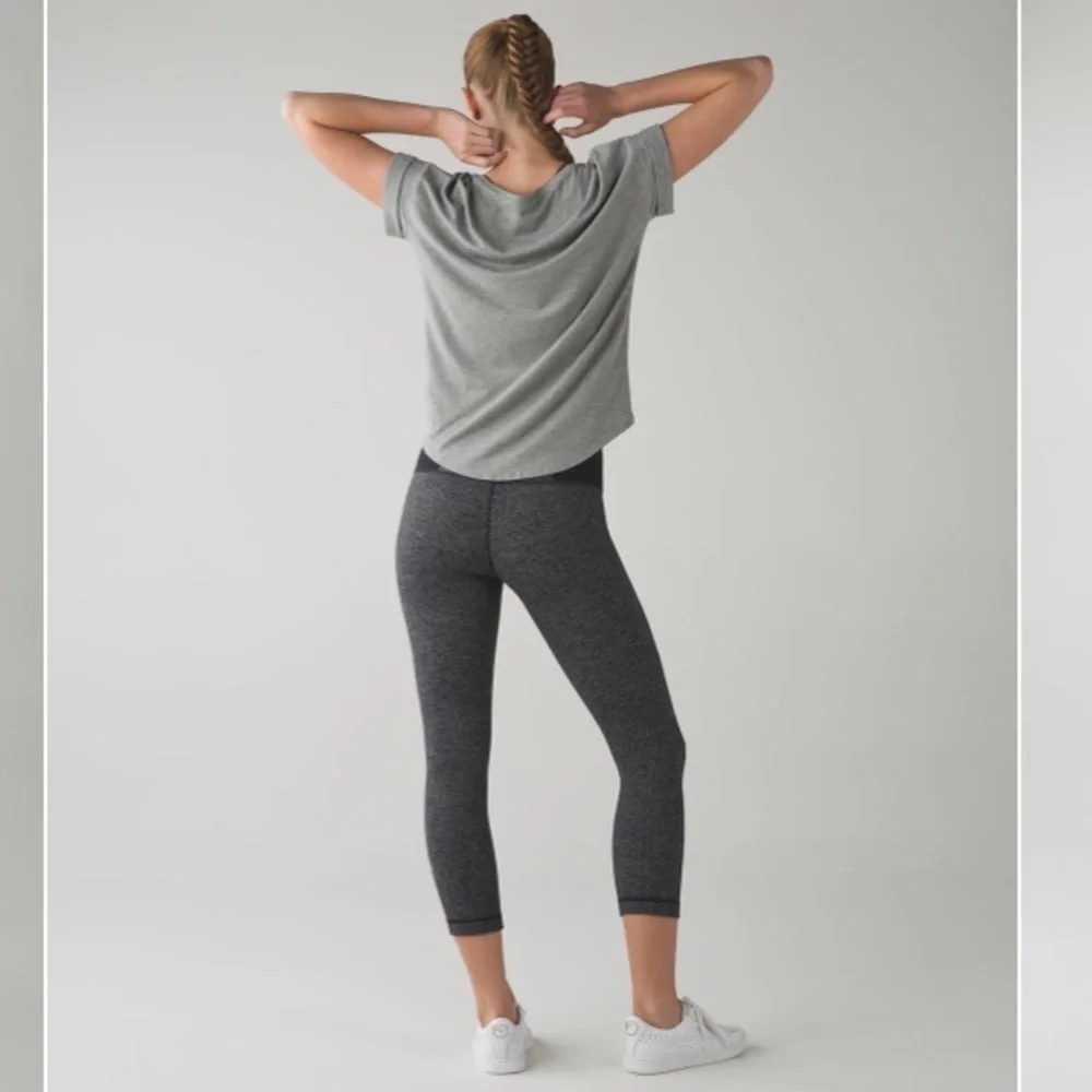 Lululemon Wunder Under Crop III Herringbone 6